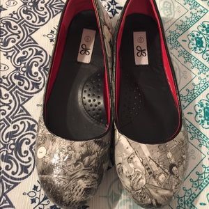Comic Book Walking Dead Women’s Flats